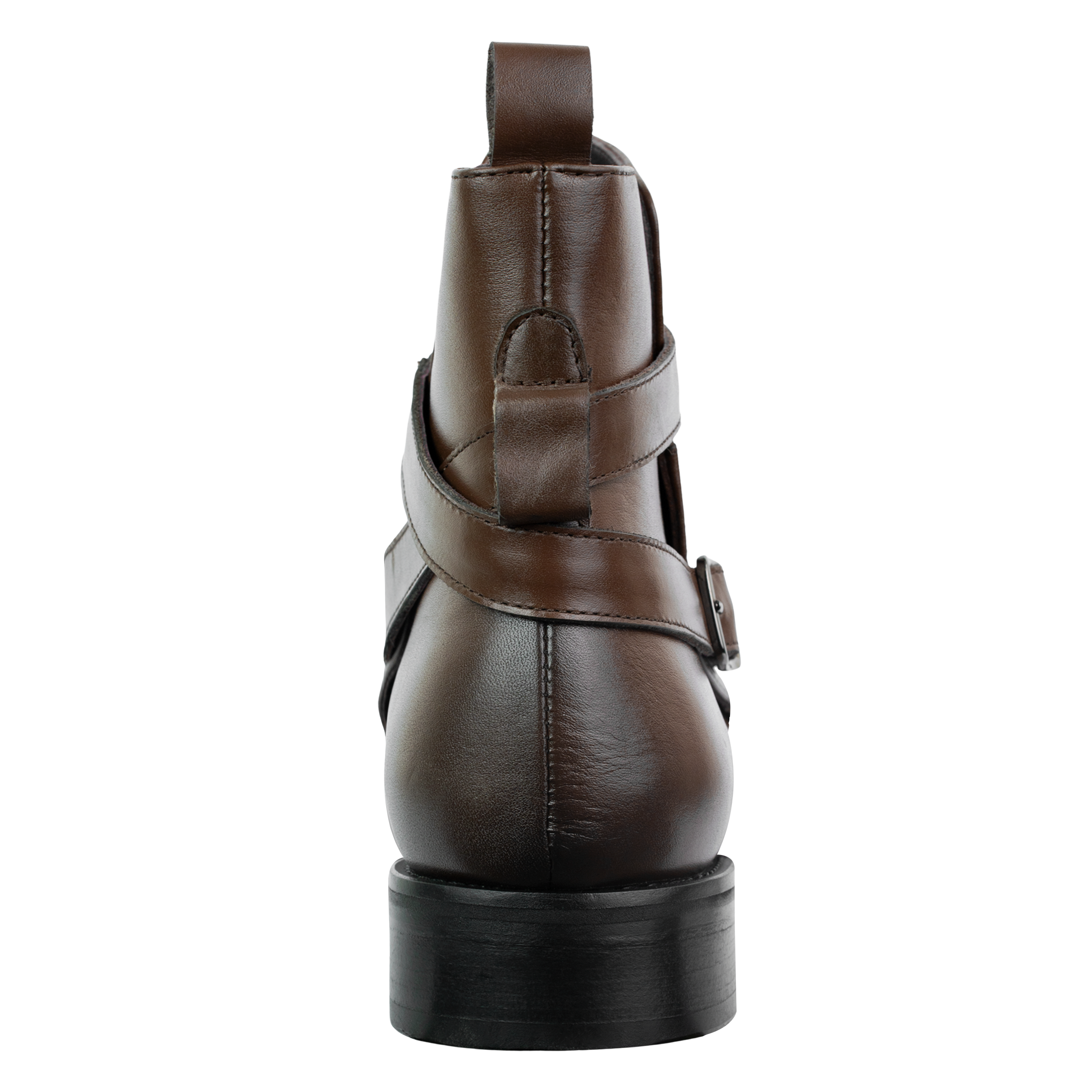 Ashem: Boots Homme - Cuir Marron