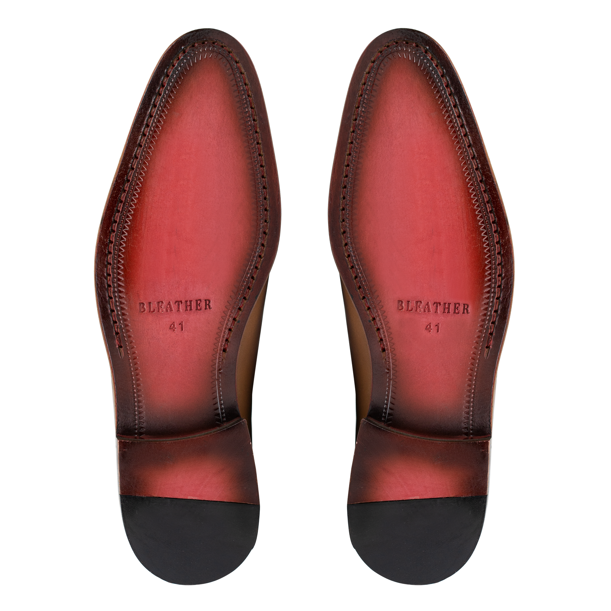 Landon: Richelieu Homme - Cuir Cognac gravé