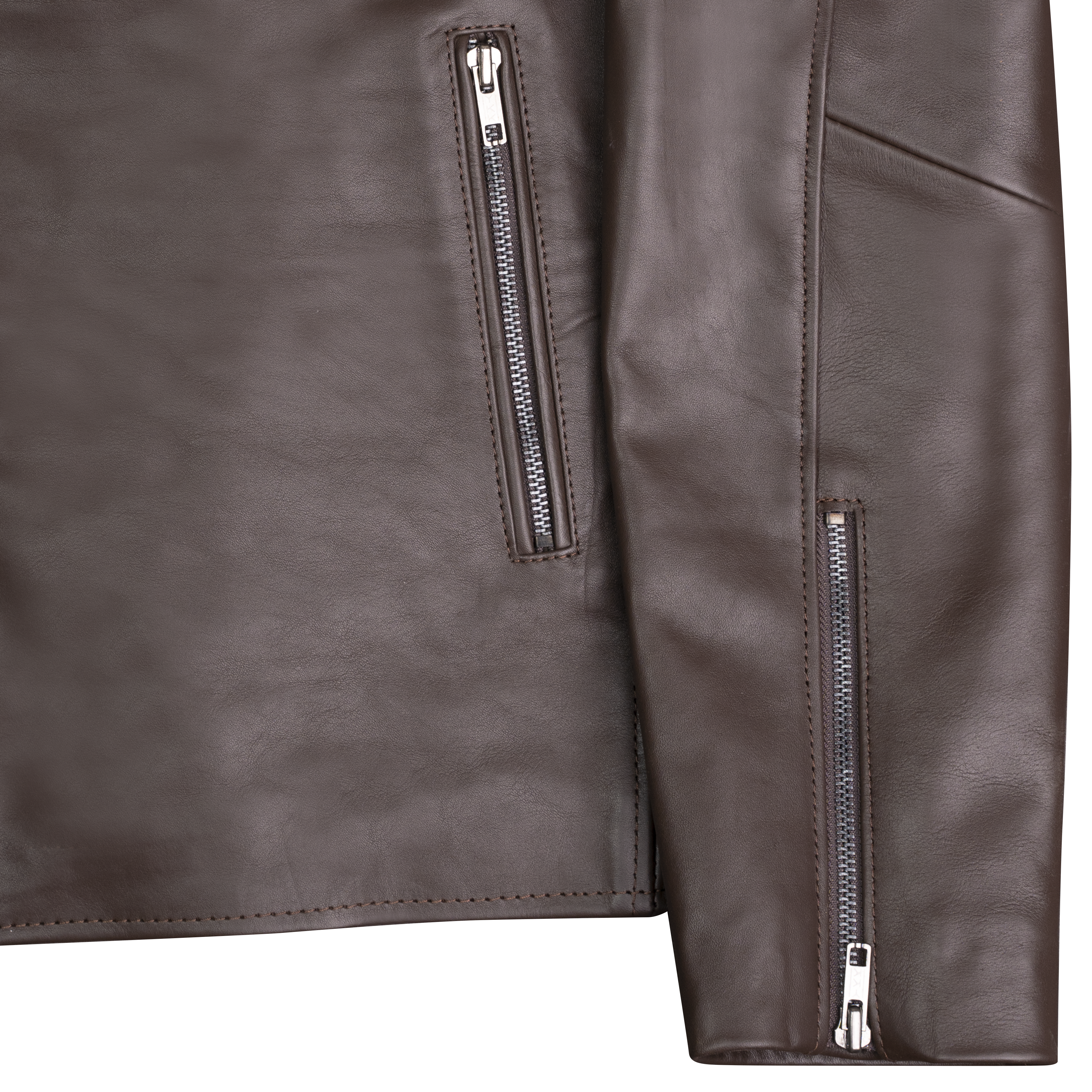 Perfecto: Jacket Hommes - Cuir Marron