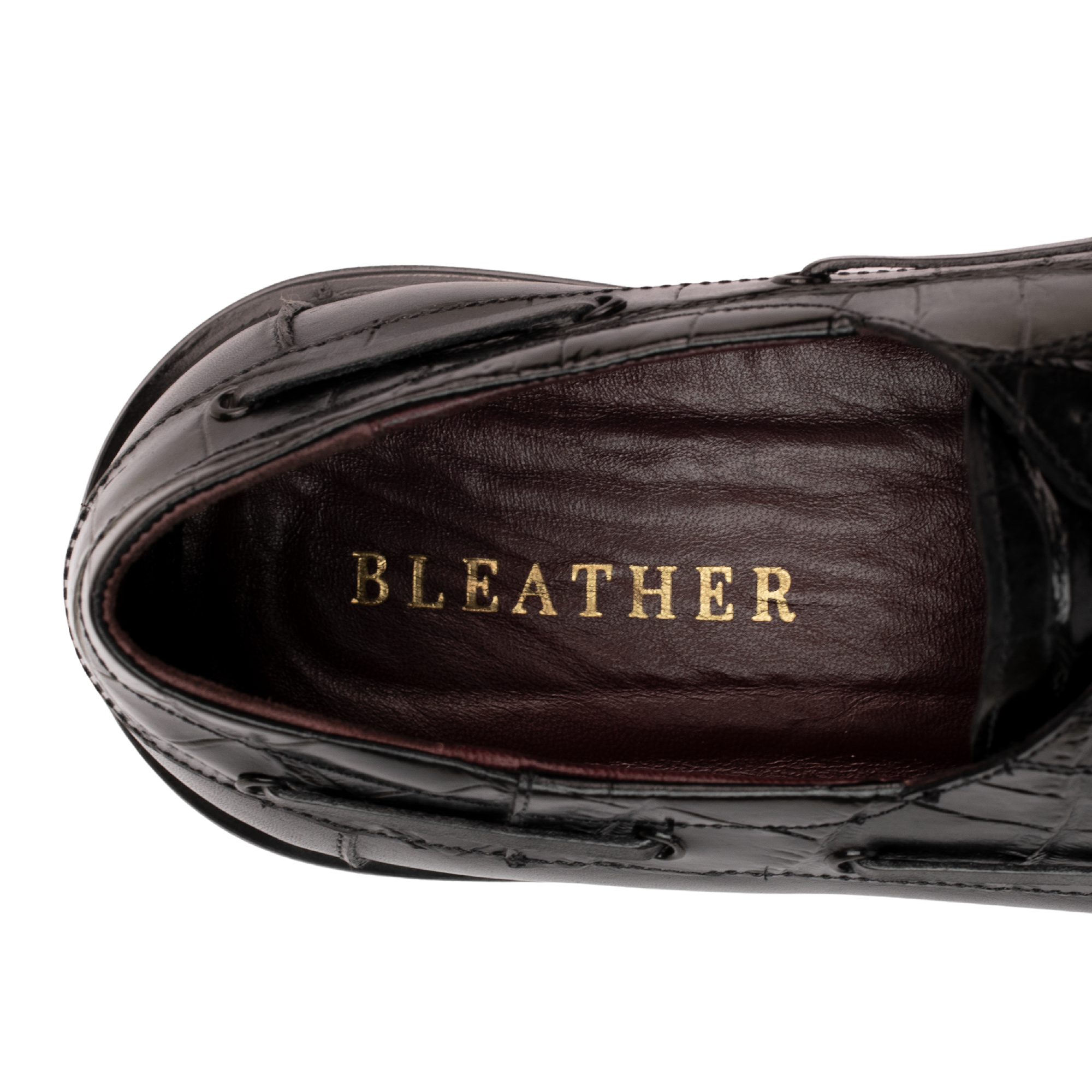 Monarch: Derby Homme - Cuir Noir