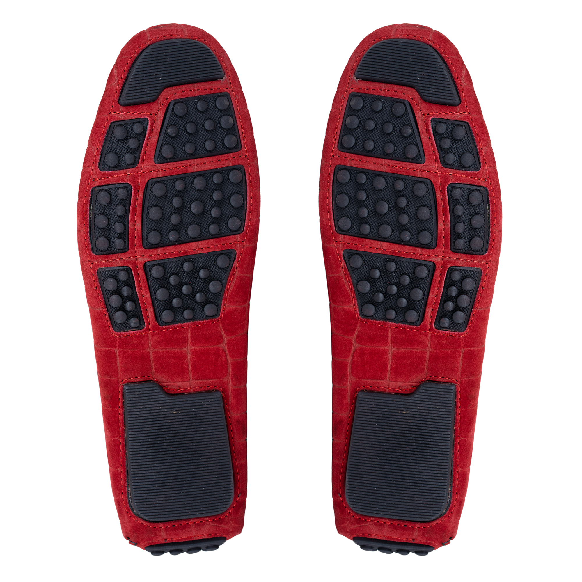 Oscar: Mocassin Homme - Daim Rouge