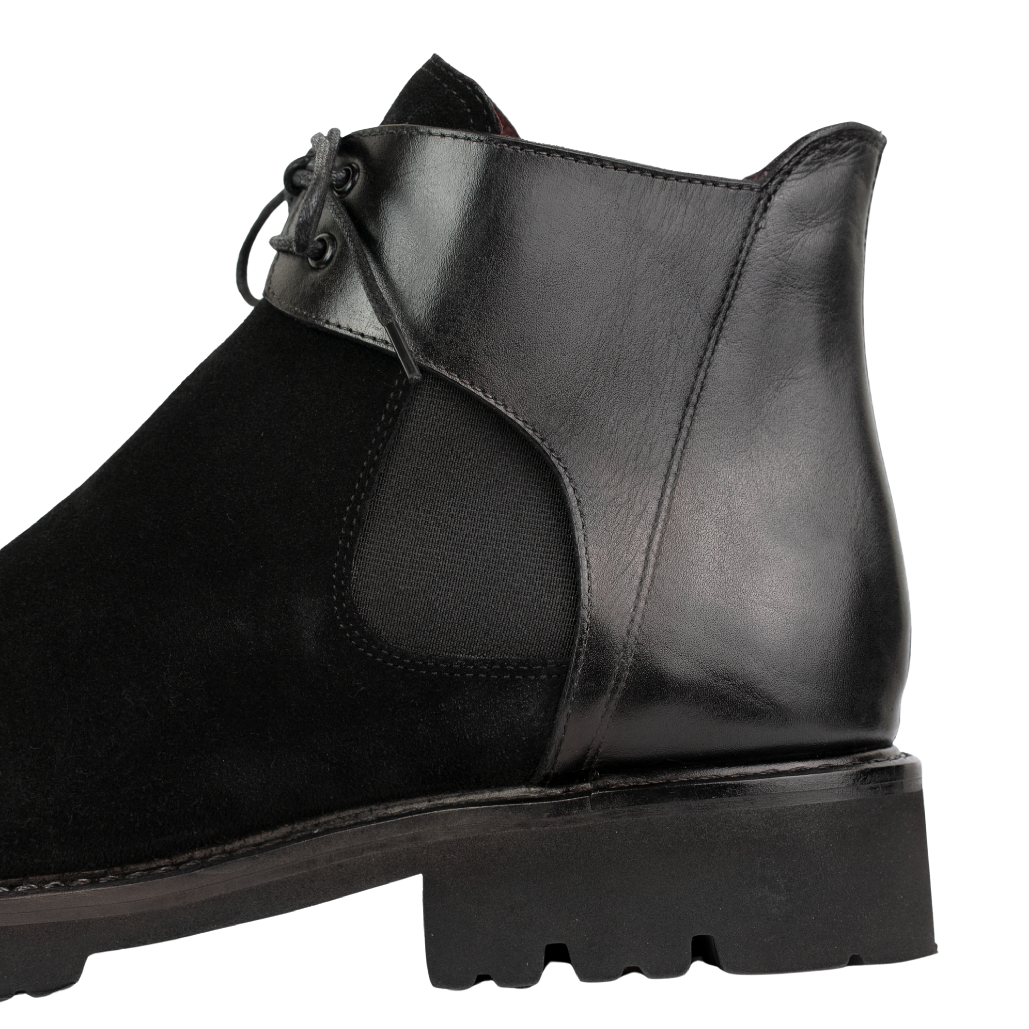 Brayen: Chelsea Boots Homme - Daim Noir