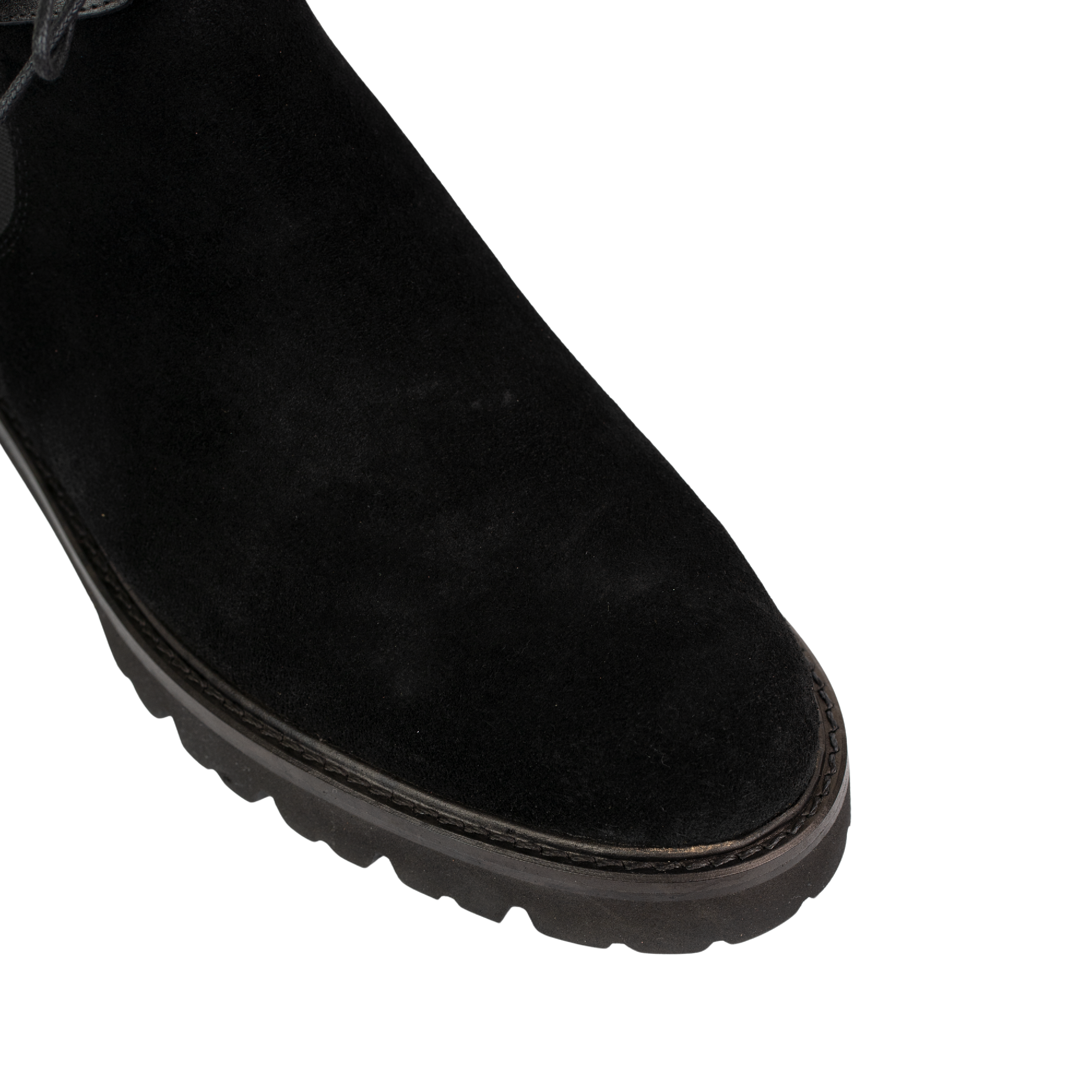 Brayen: Chelsea Boots Homme - Daim Noir