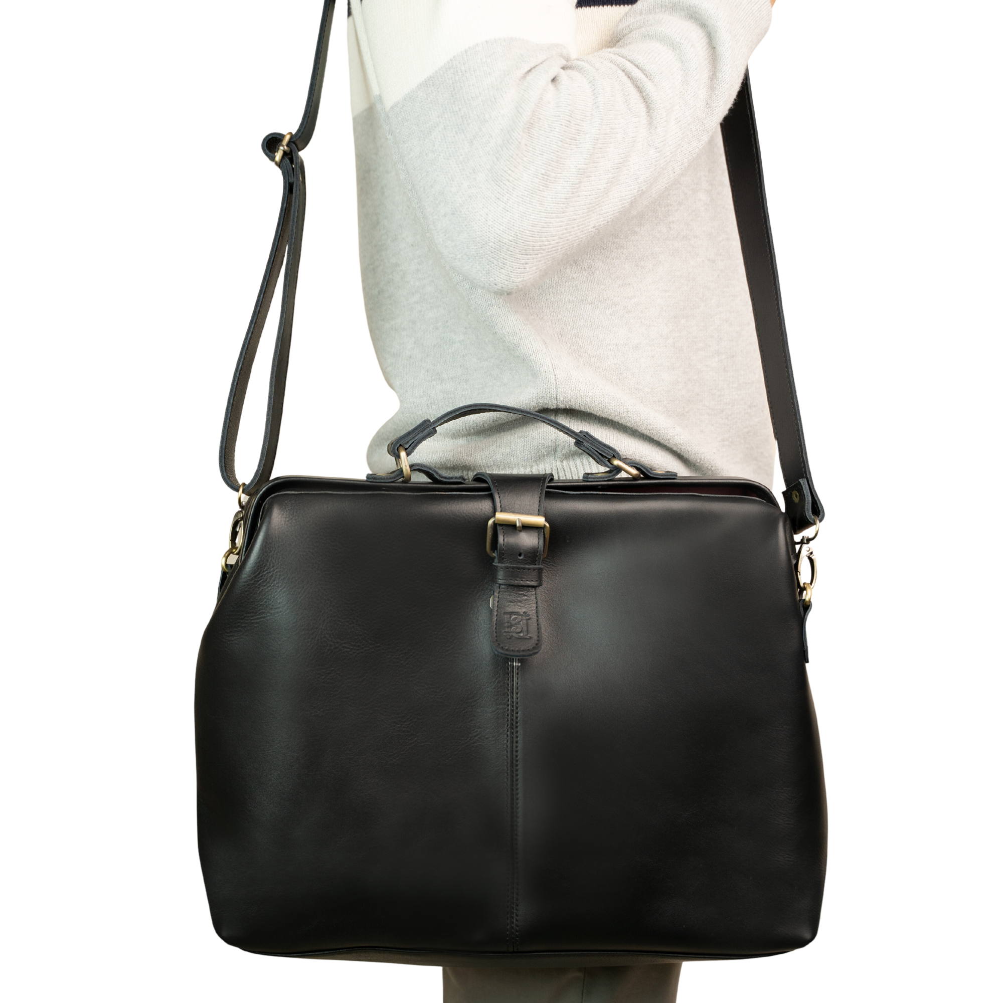 Practitioner: Cartable - Cuir Noir