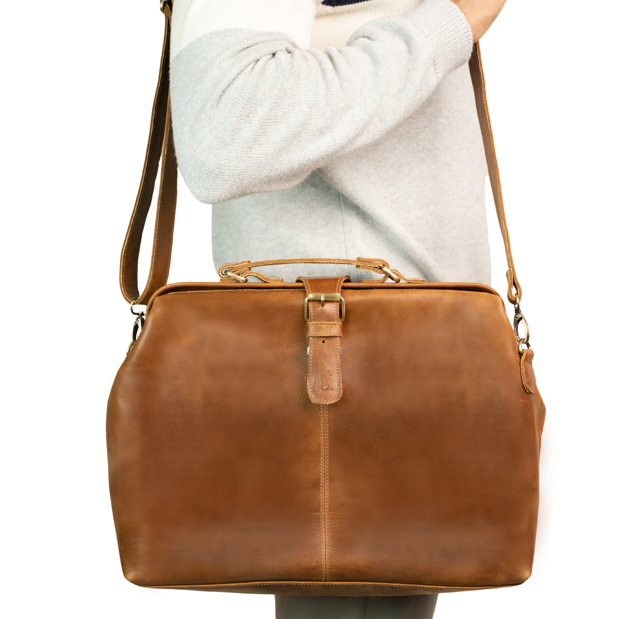 Practitioner: Cartable - Cuir Tabac