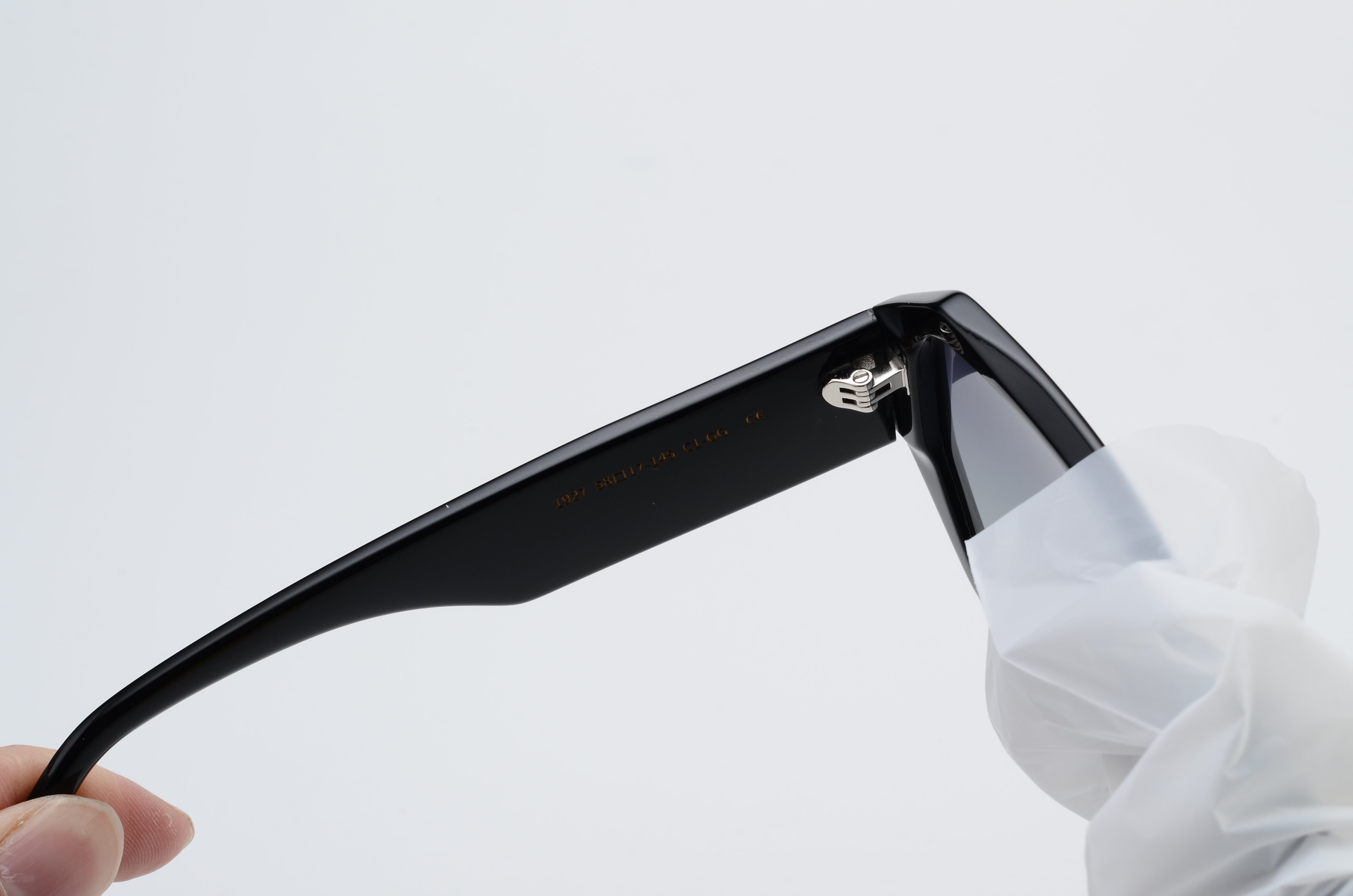 1927: Lunettes de soleil de luxe Noir