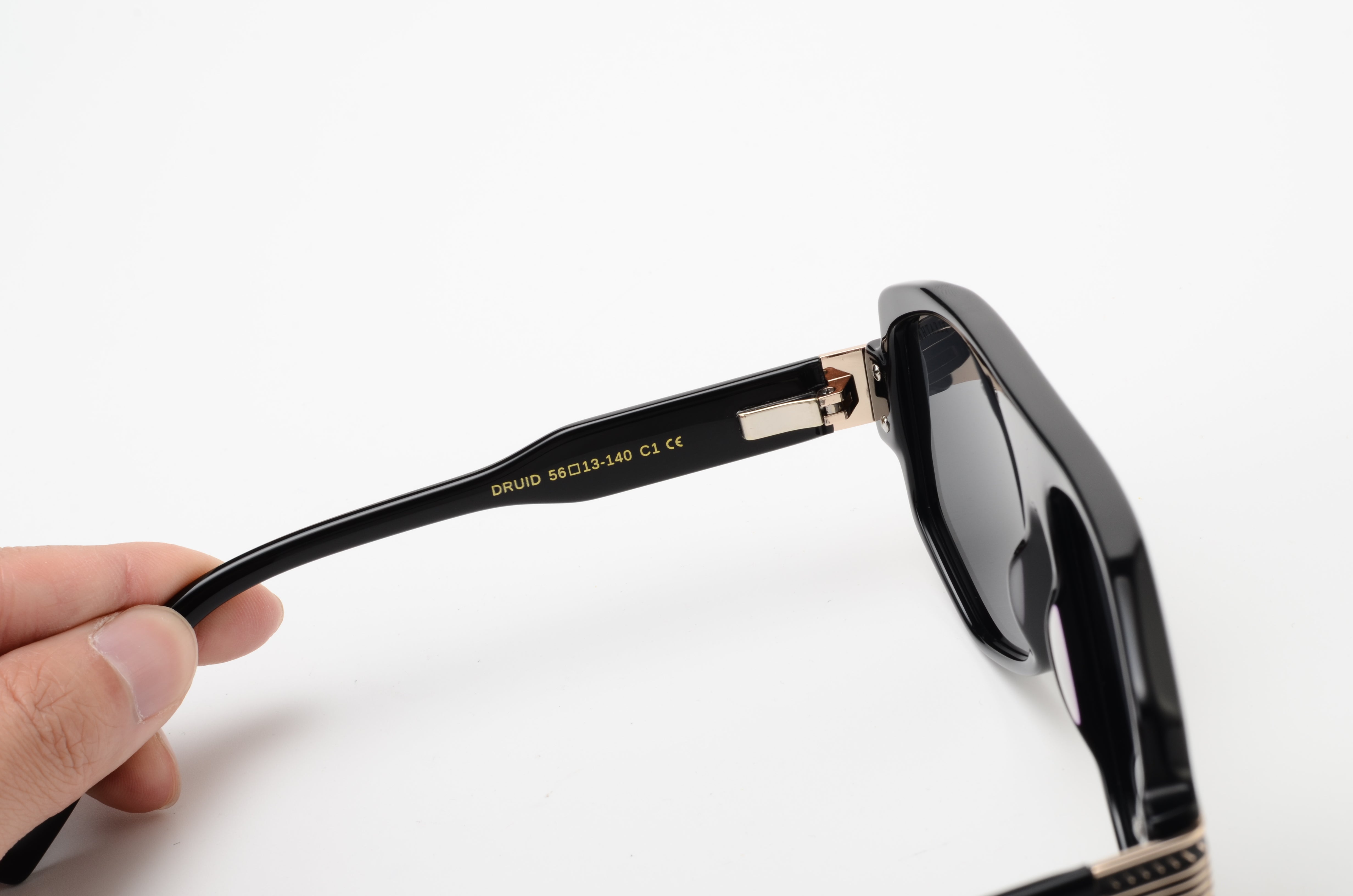 Druid: Lunettes de soleil de luxe Noir