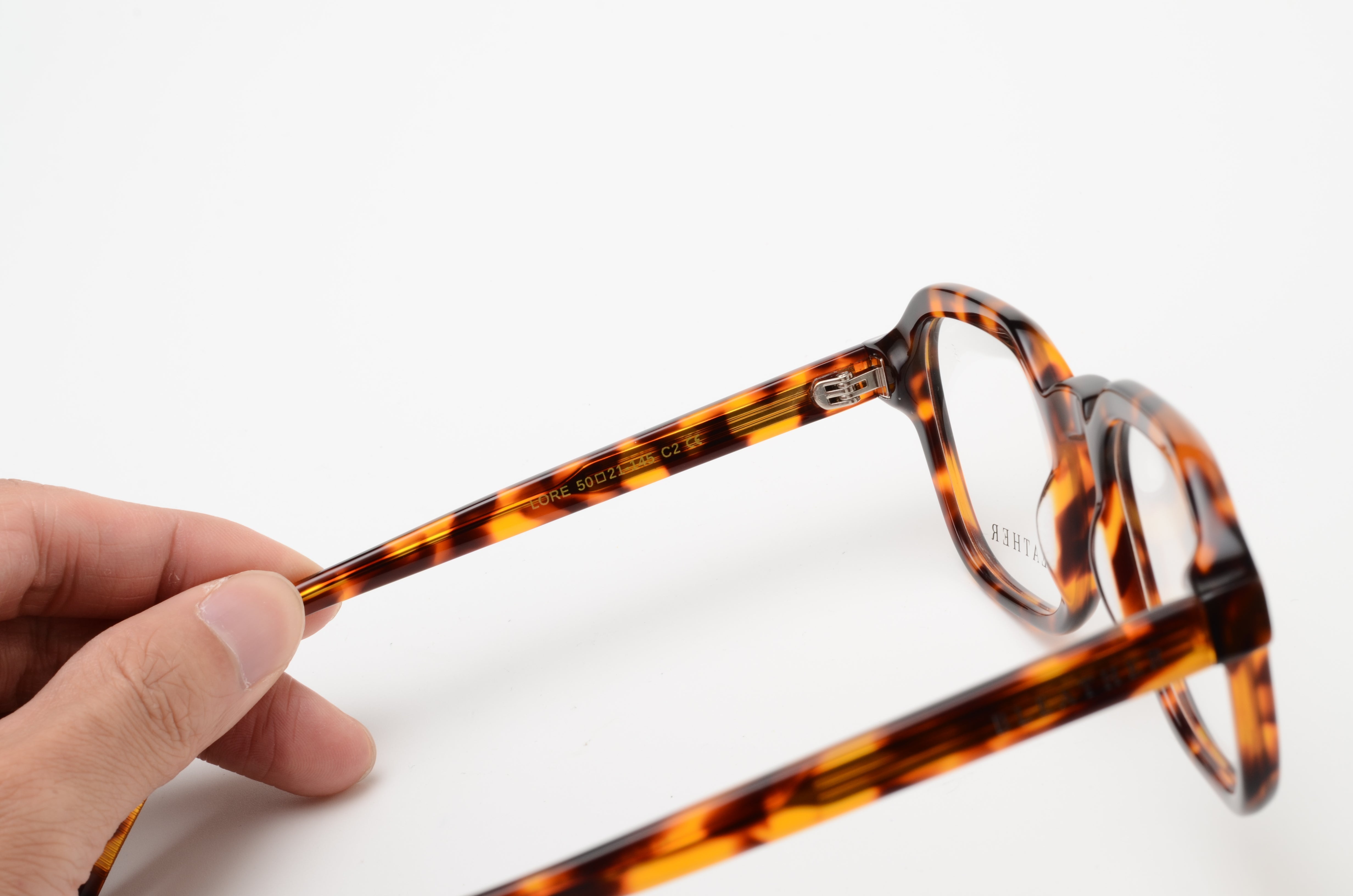 Lore: Lunettes de vue de luxe Havane