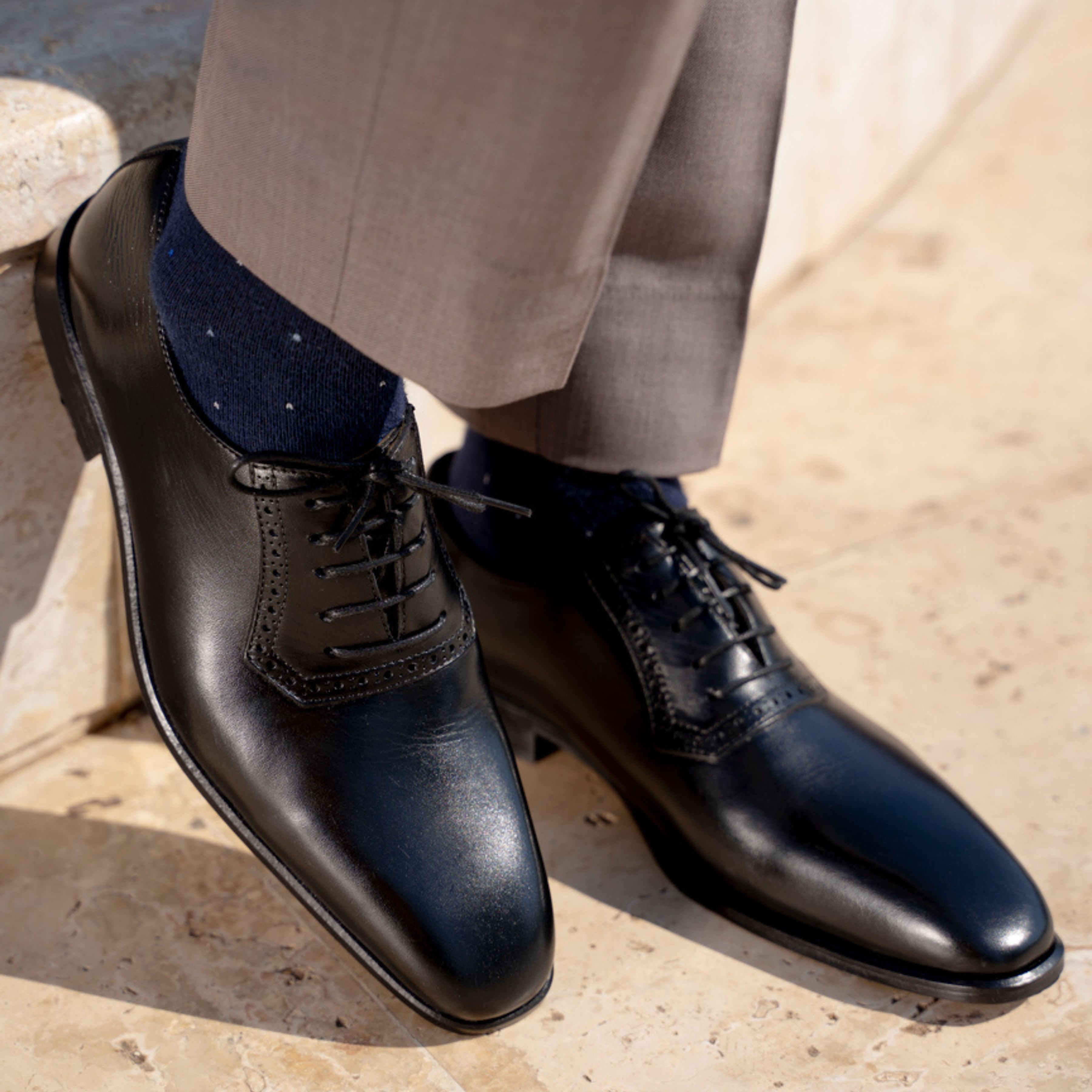 Branson: Richelieu Homme - Cuir Noir