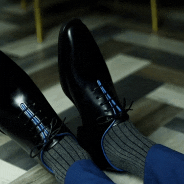 Wesley: Richelieu Homme - Cuir N' Ocean