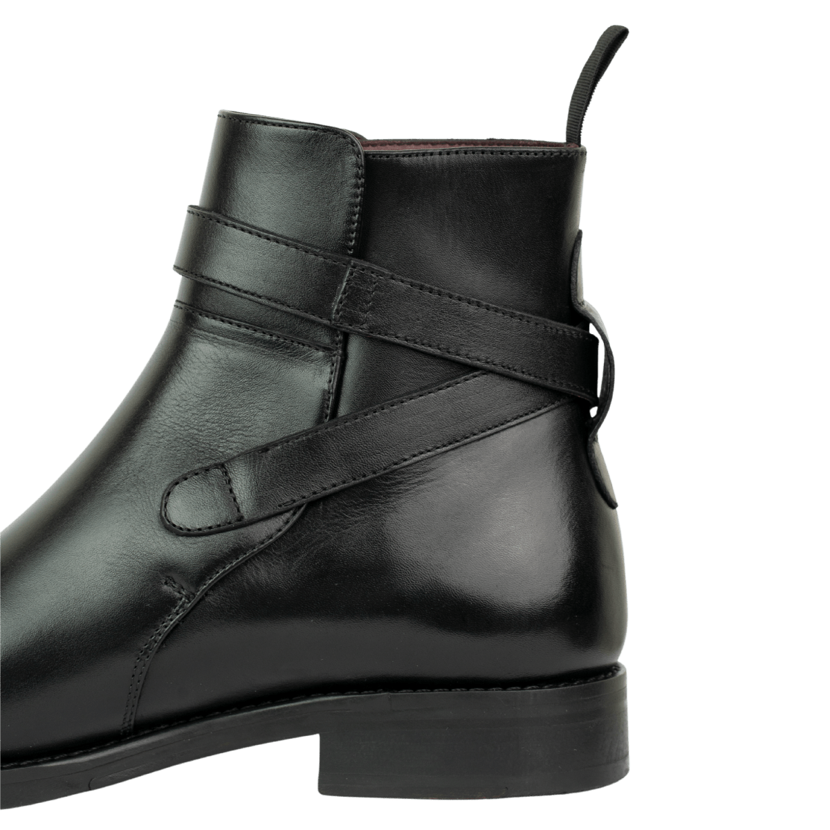 Ashem: Boots Homme - Cuir Noir - Bleather Maroc