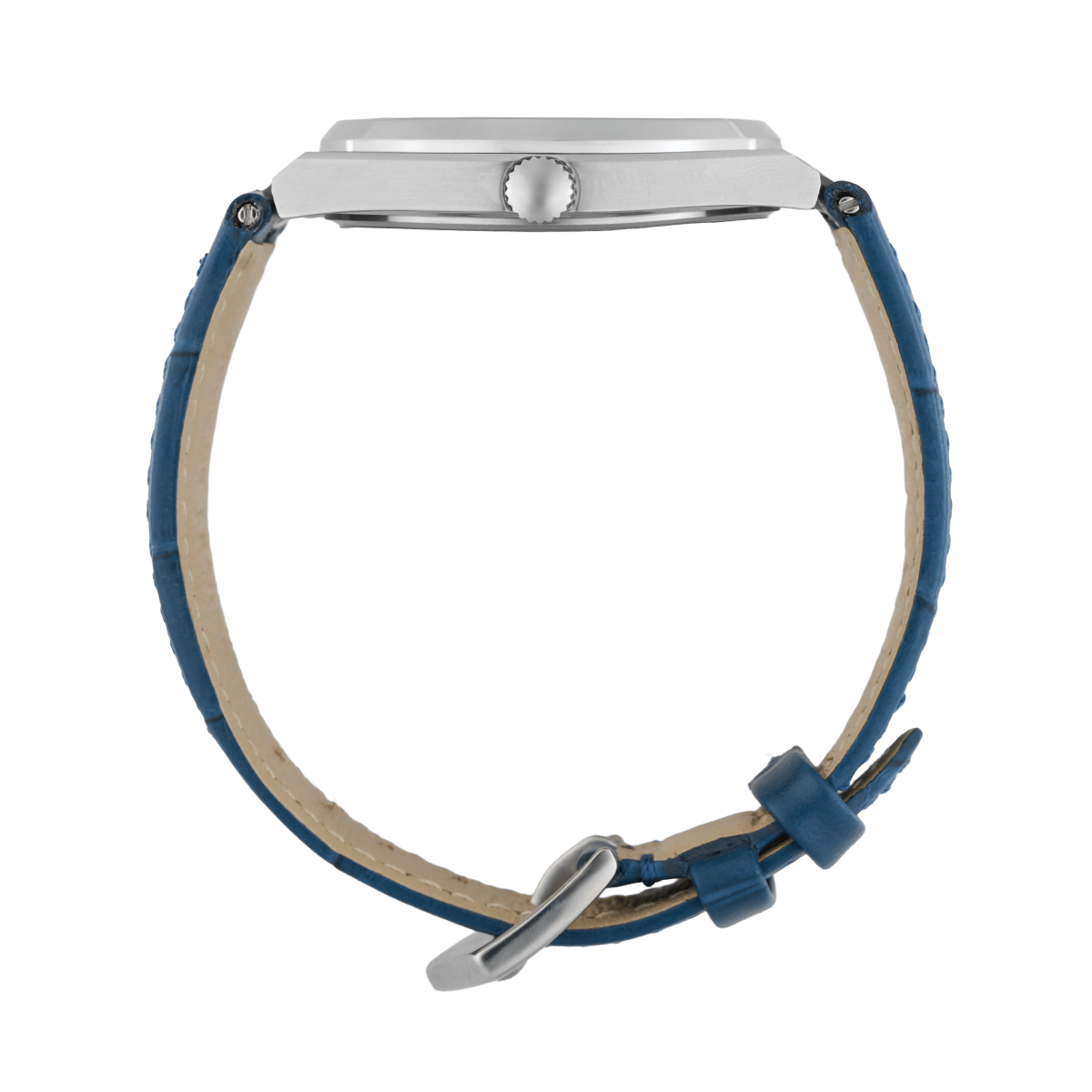 Axis: Montre Quartz Homme – Cuir Bleu - Bleather Maroc