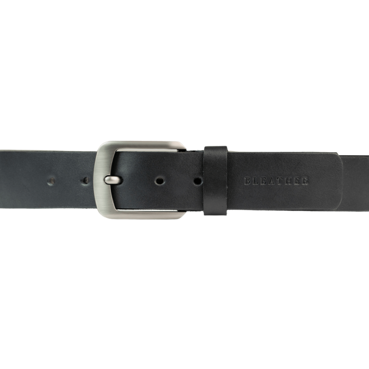 C95: Ceinture Homme - Cuir Noir - Bleather Maroc