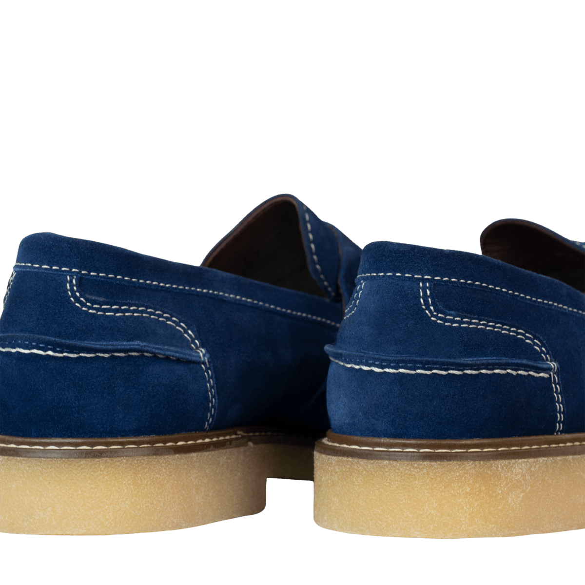 Cambridge: Mocassin Homme - Daim Bleu