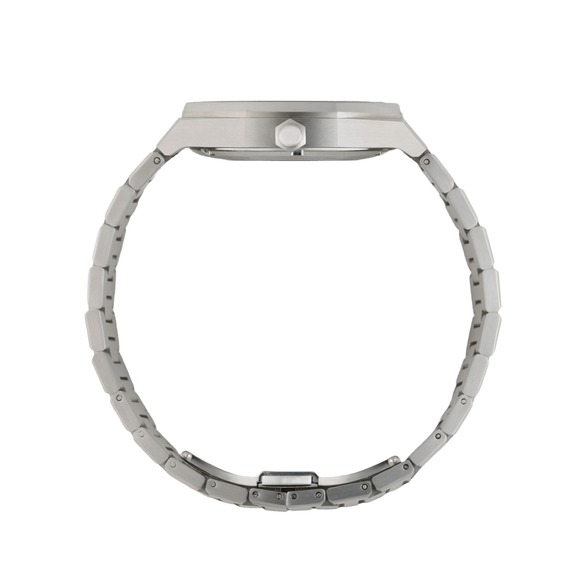 Crown: Montre Automatique Homme – Acier Argenté - Bleather Maroc