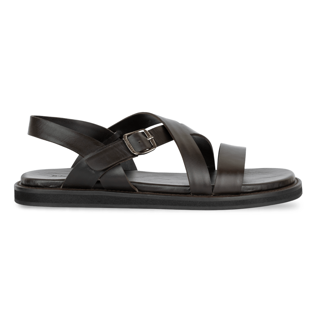 Dylan: Sandales Homme - Cuir Marron - Bleather Maroc