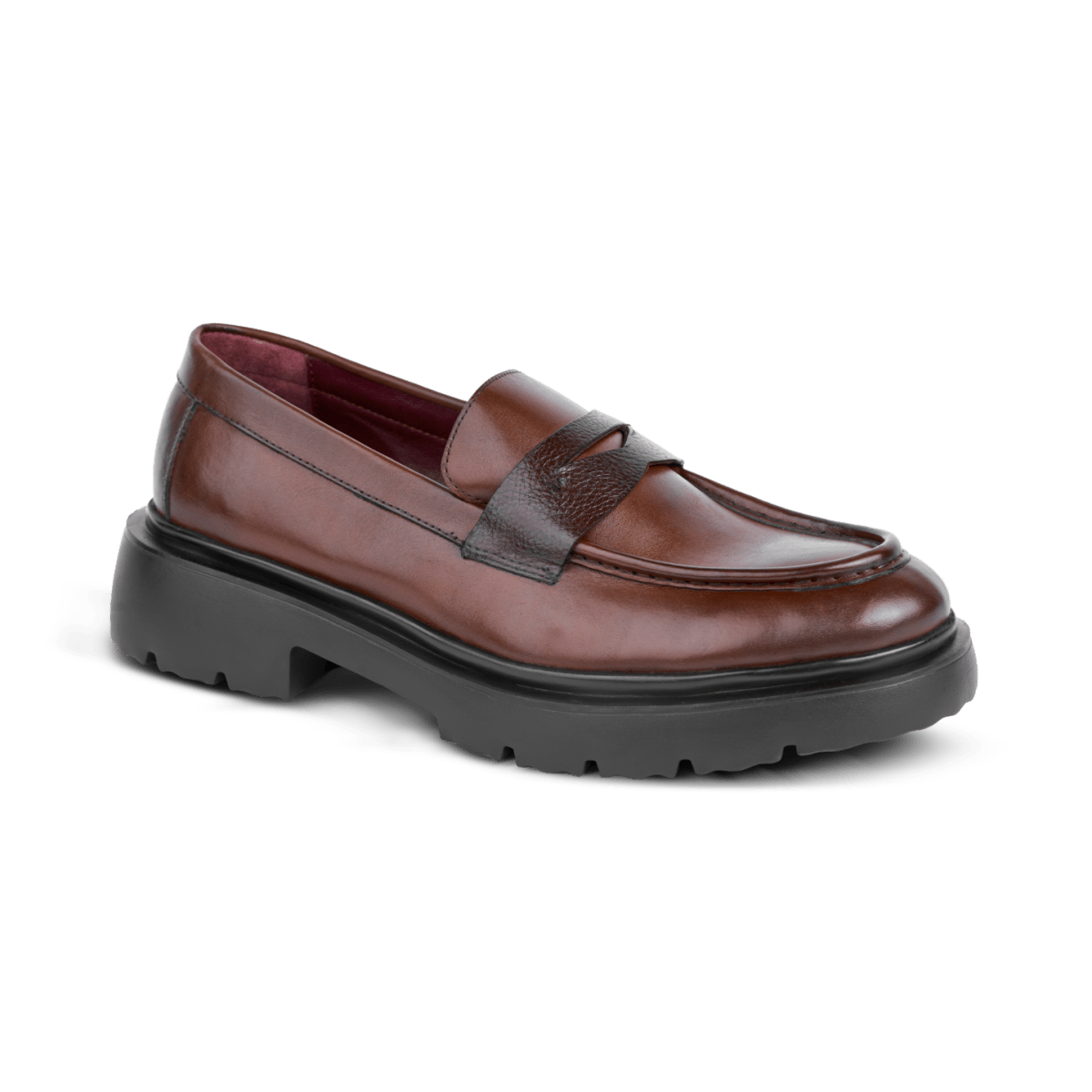 Elliot: Mocassin Homme - Cuir Marron - Bleather Maroc