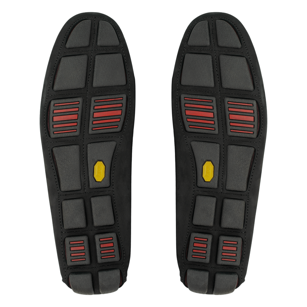 Harvey : Mocassin Homme - Nubuck Noir - Bleather Maroc