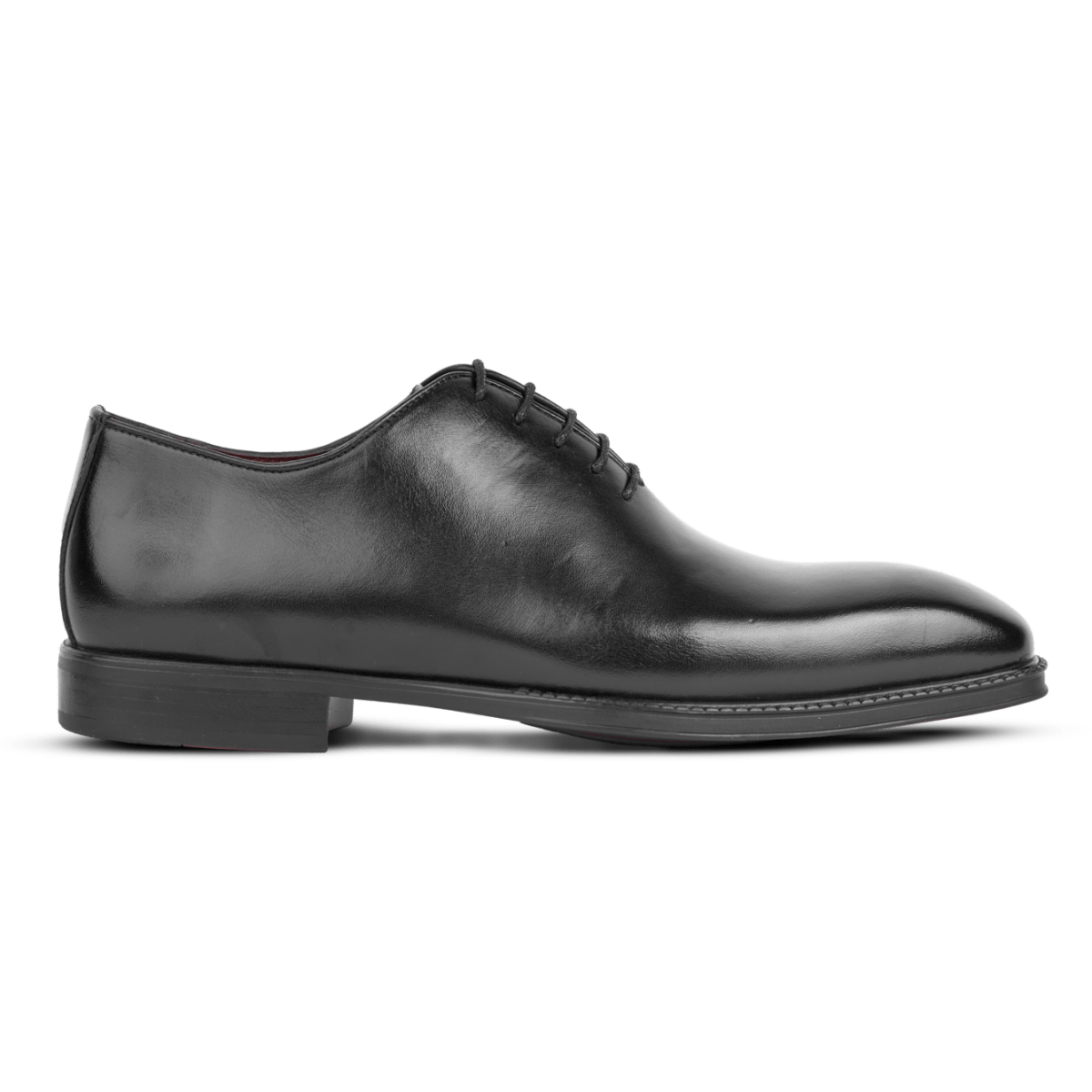 James: Richelieu Homme - Cuir Noir - Bleather Maroc