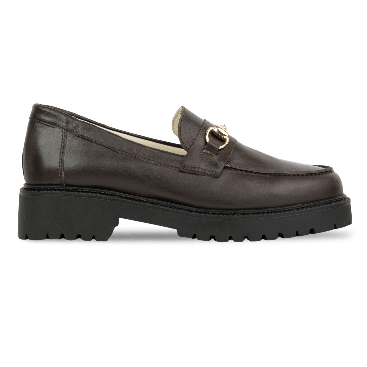 Nova: Mocassin Femmes - Cuir Marron - Bleather Maroc