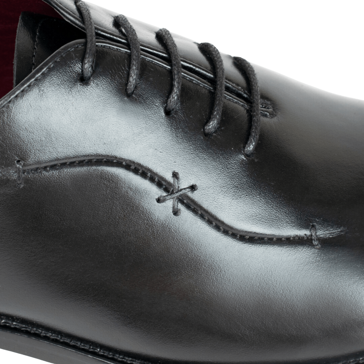 Pharrel: Richelieu Homme - Cuir Noir - Bleather Maroc
