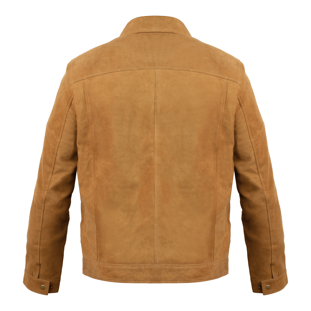 Radcliffe: Jacket Homme - Daim Cognac - Bleather Maroc
