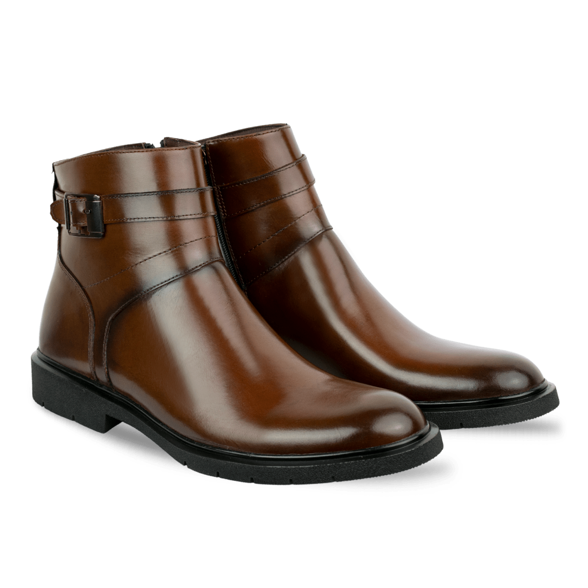 Storm: Boots Homme - Cuir Marron - Bleather Maroc