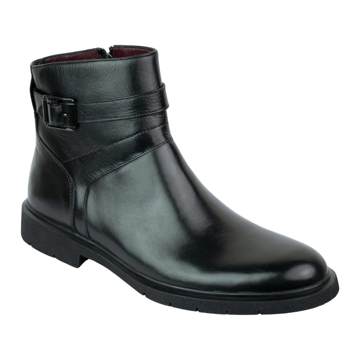 Storm: Boots Homme - Cuir Noir - Bleather Maroc