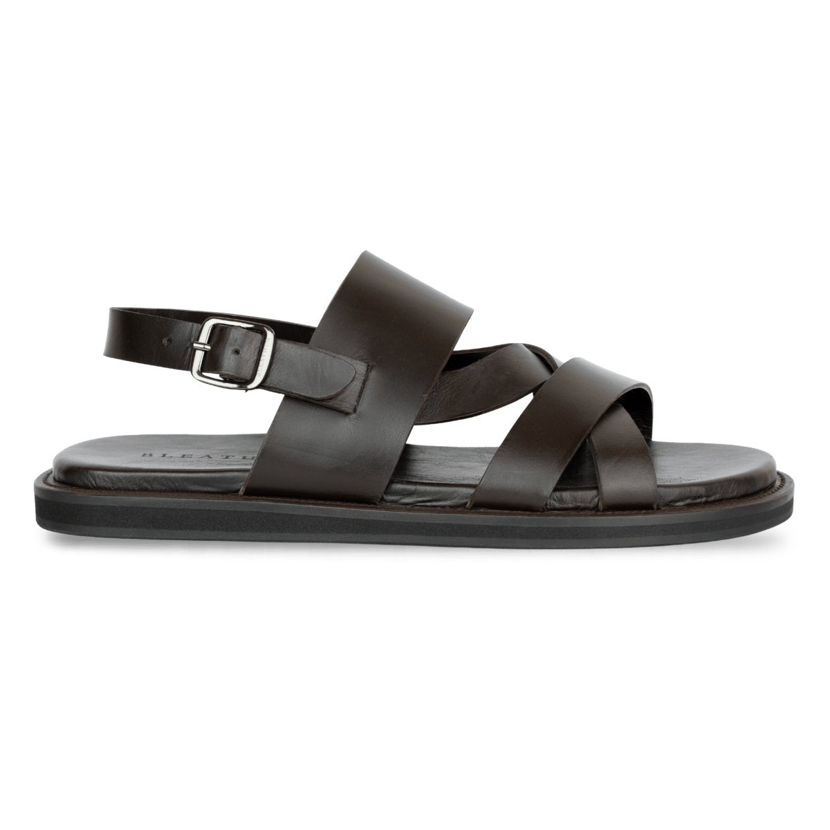 Thalor: Sandales Homme - Cuir Marron - Bleather Maroc