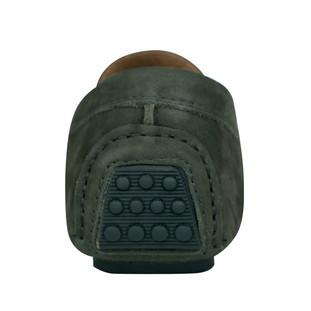 Gary: Mocassin Homme - Cuir Vert