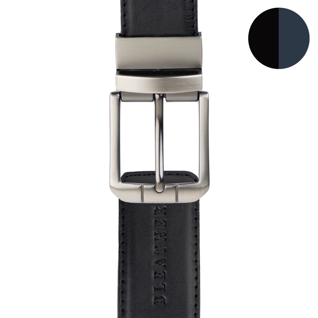 Ceinture: C64 Double Face Noir/bleu