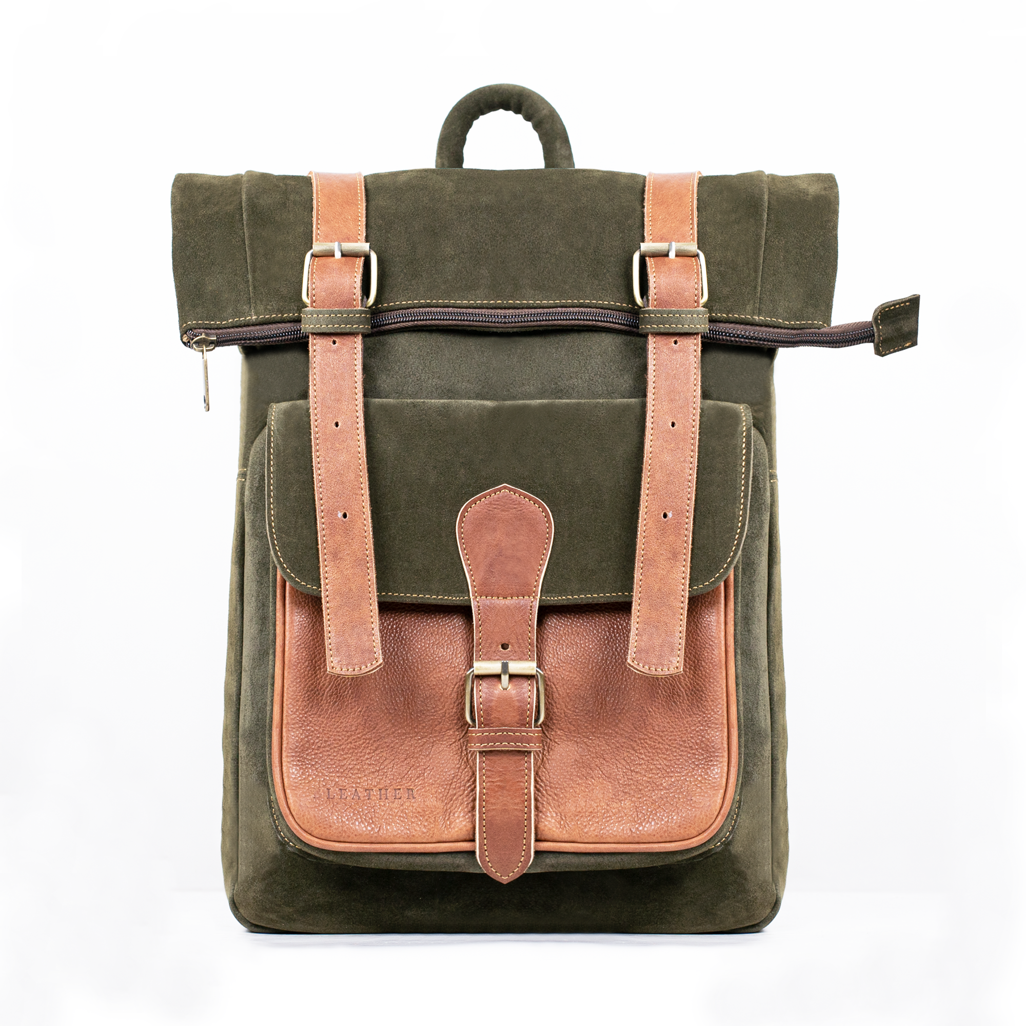 EliteExplorer: Sac à dos - Daim Vert Foncé