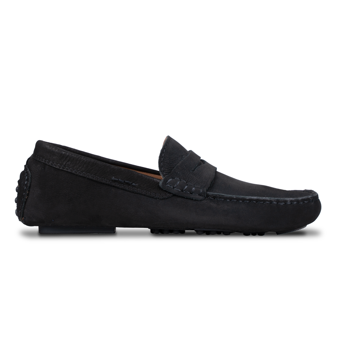 Gary: Mocassin Homme - Cuir Noir
