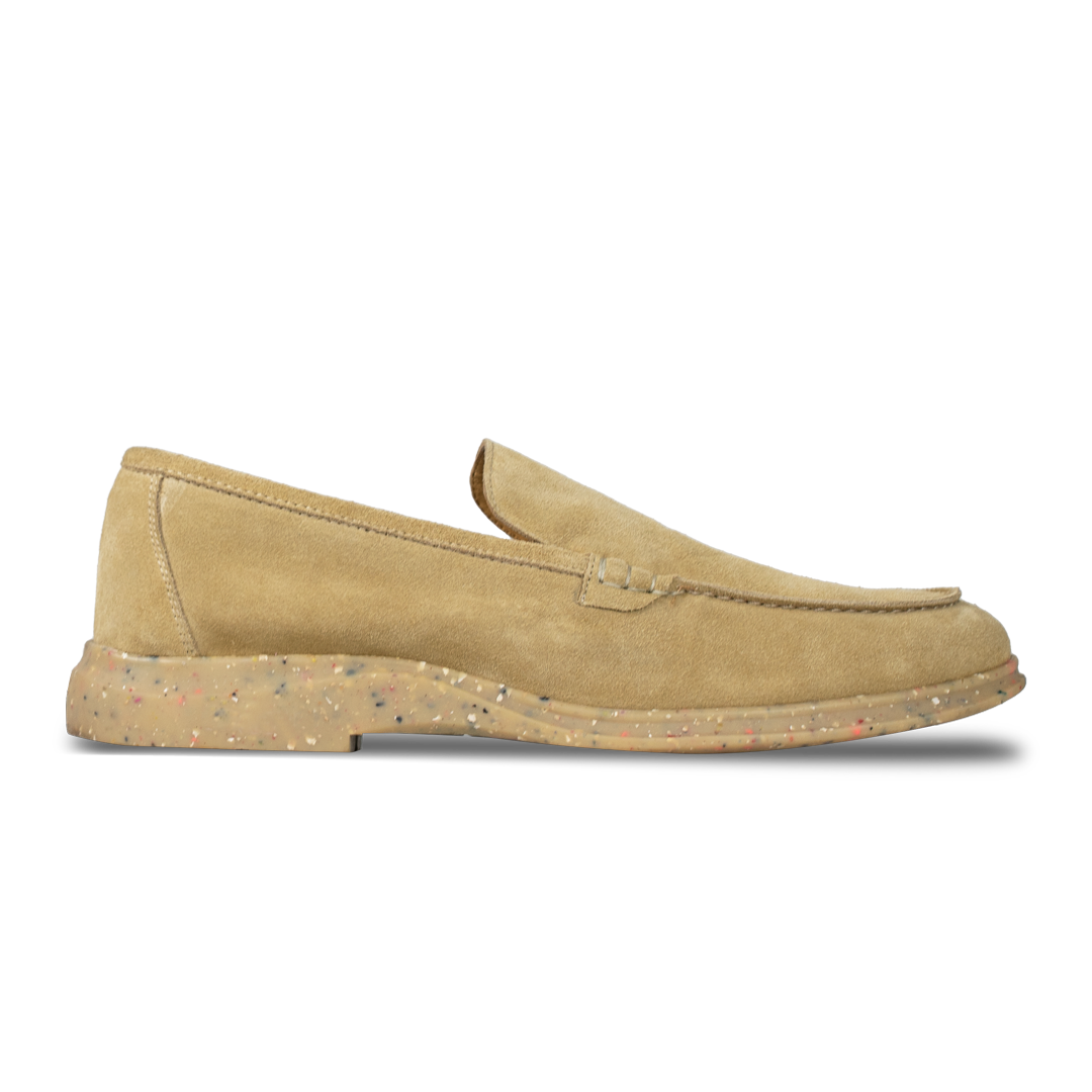 Stewart: Mocassin Homme - Gomme Beige