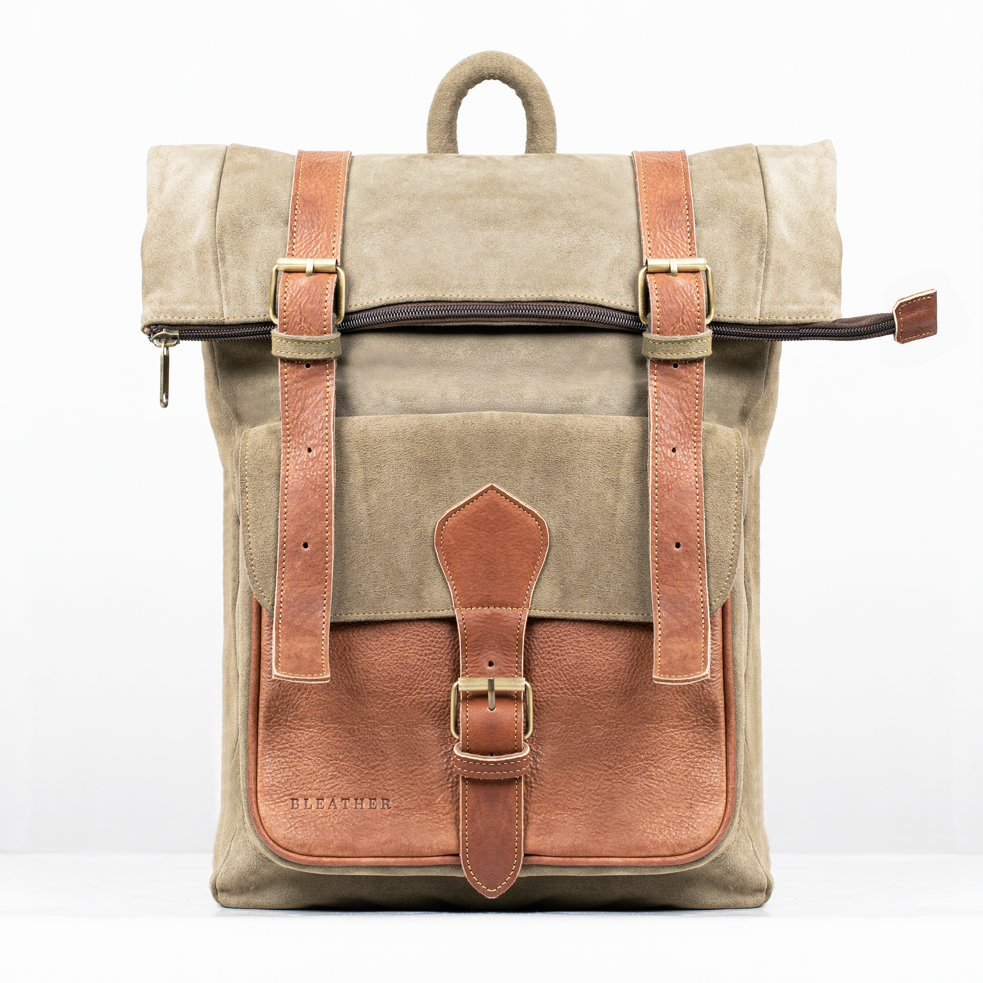 EliteExplorer: Sac à dos - Daim Vert Clair