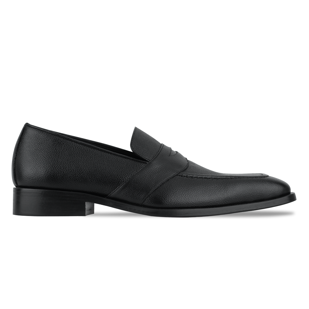 River: Mocassin Homme - Cuir Noir