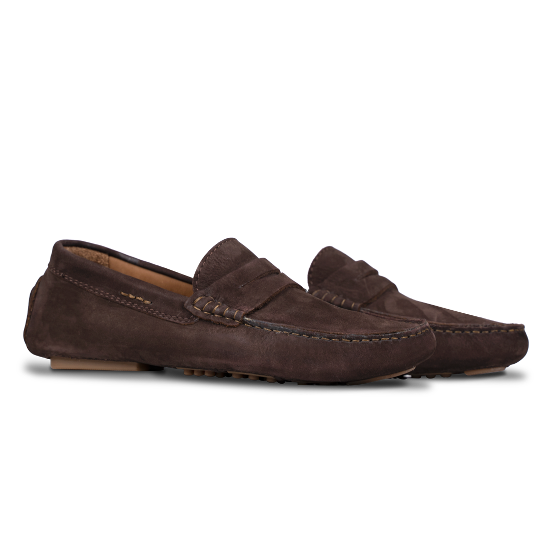 Gary: Mocassin Homme - Cuir Marron