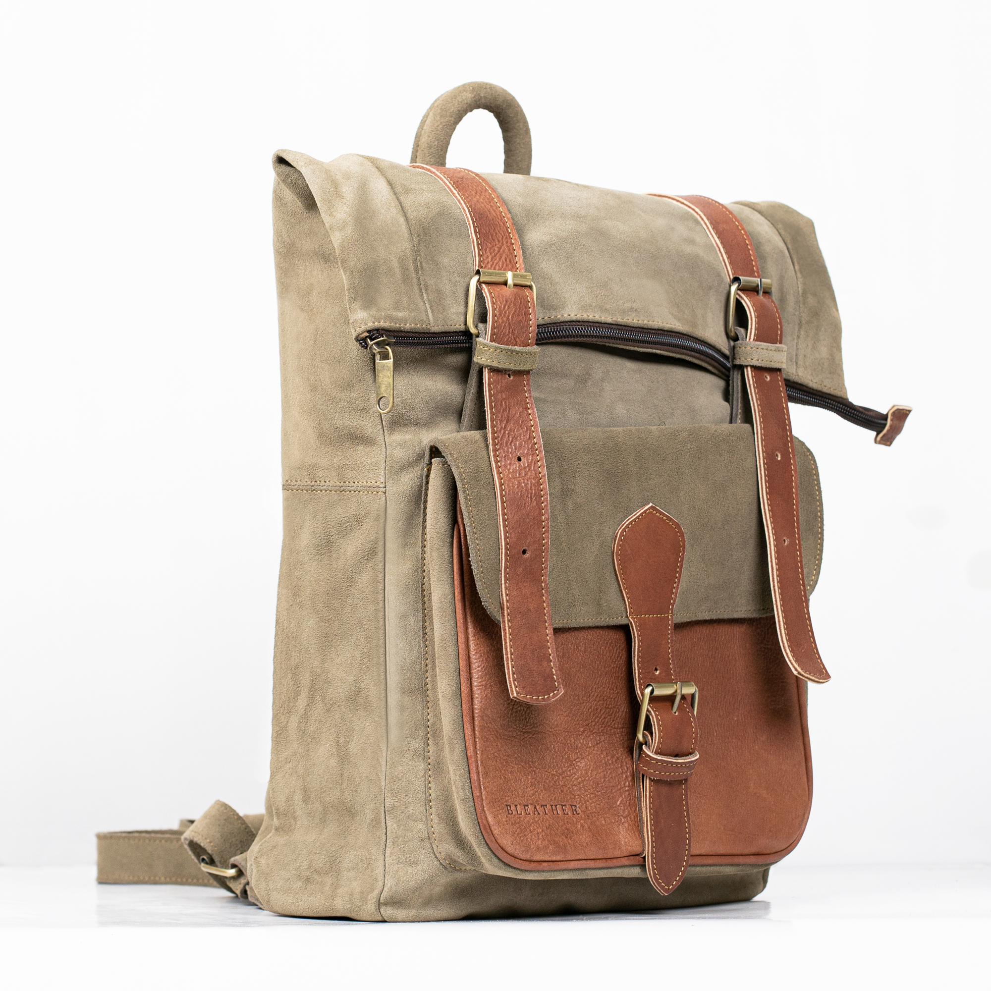 EliteExplorer: Sac à dos - Daim Vert Clair