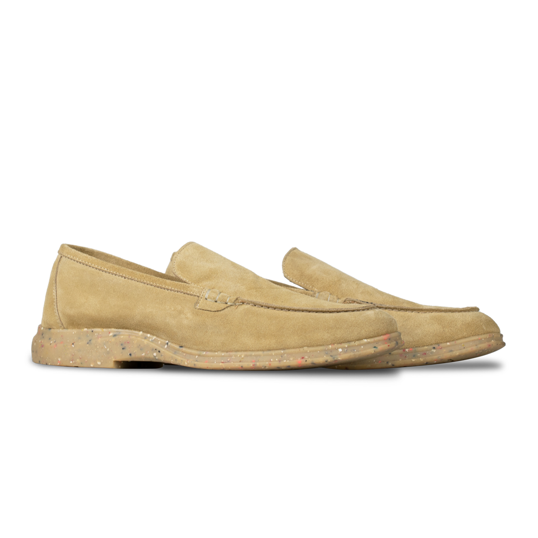 Stewart: Mocassin Homme - Gomme Beige