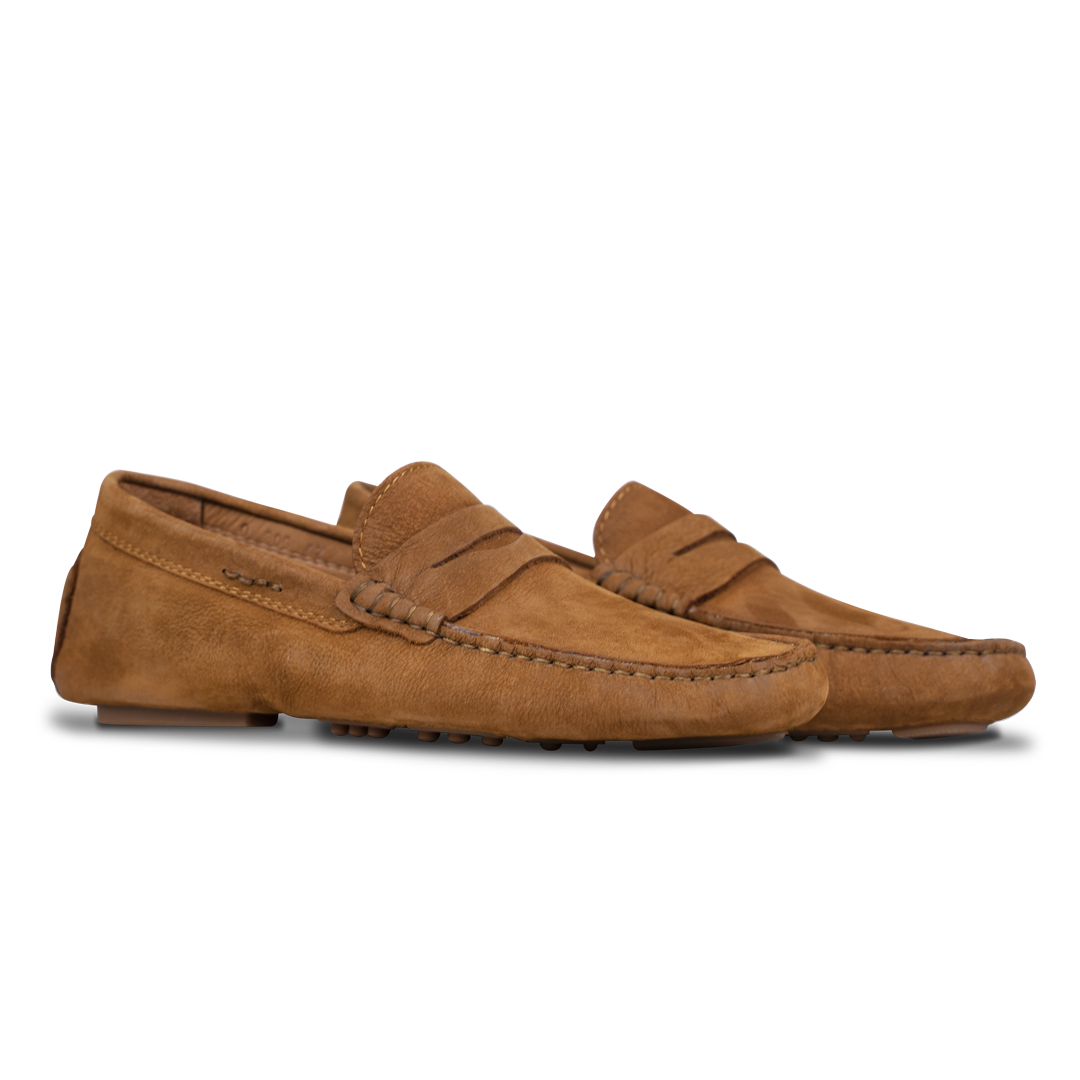 Gary: Mocassin Homme - Cuir Cognac