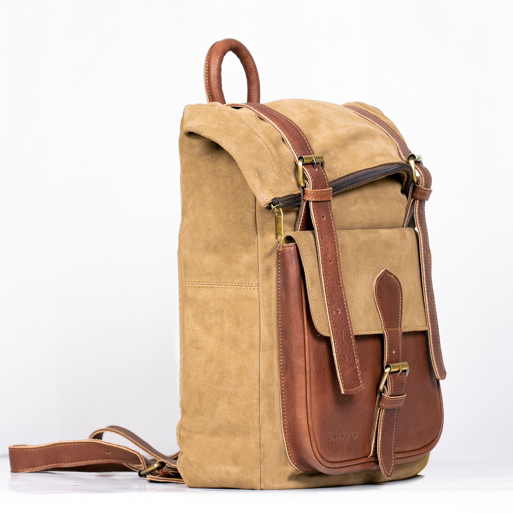 EliteExplorer: Sac à dos - Daim Beige
