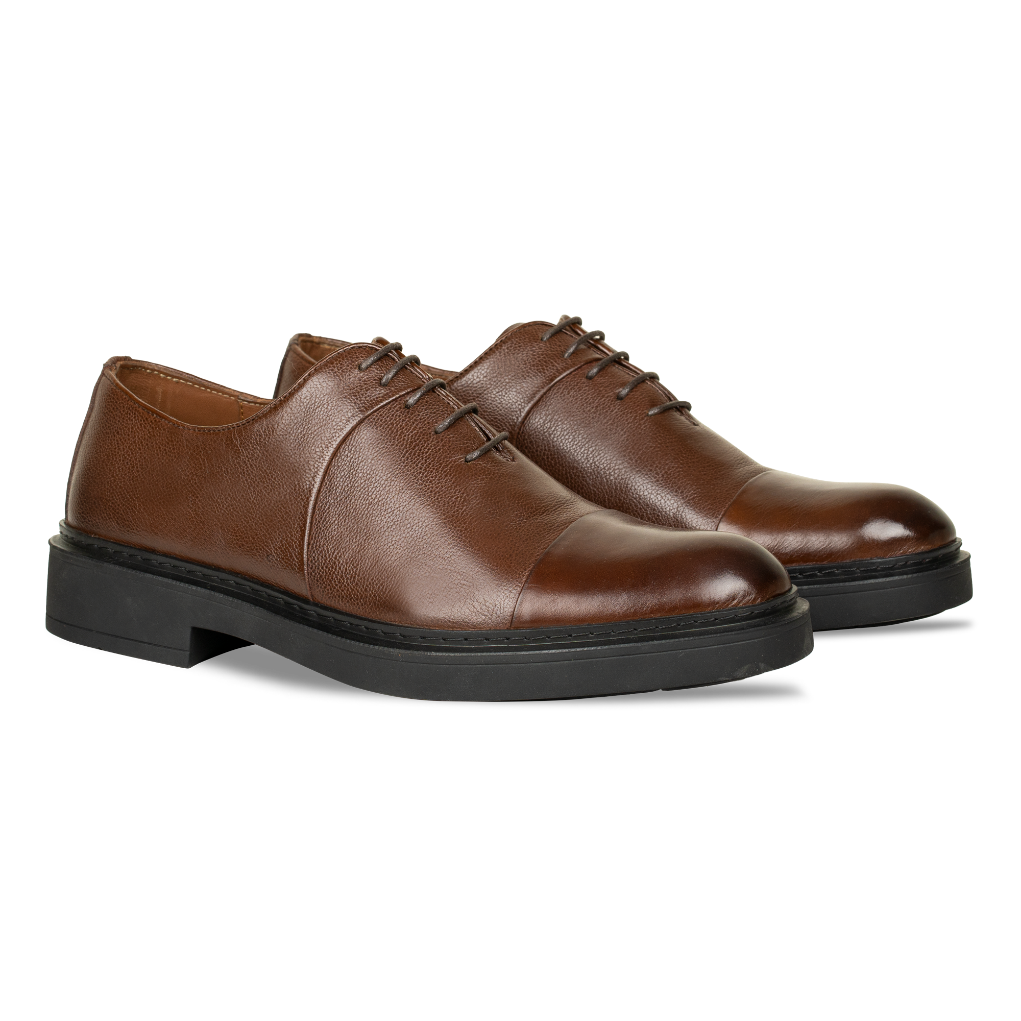 Edouard: Richelieu Homme - Cuir Marron
