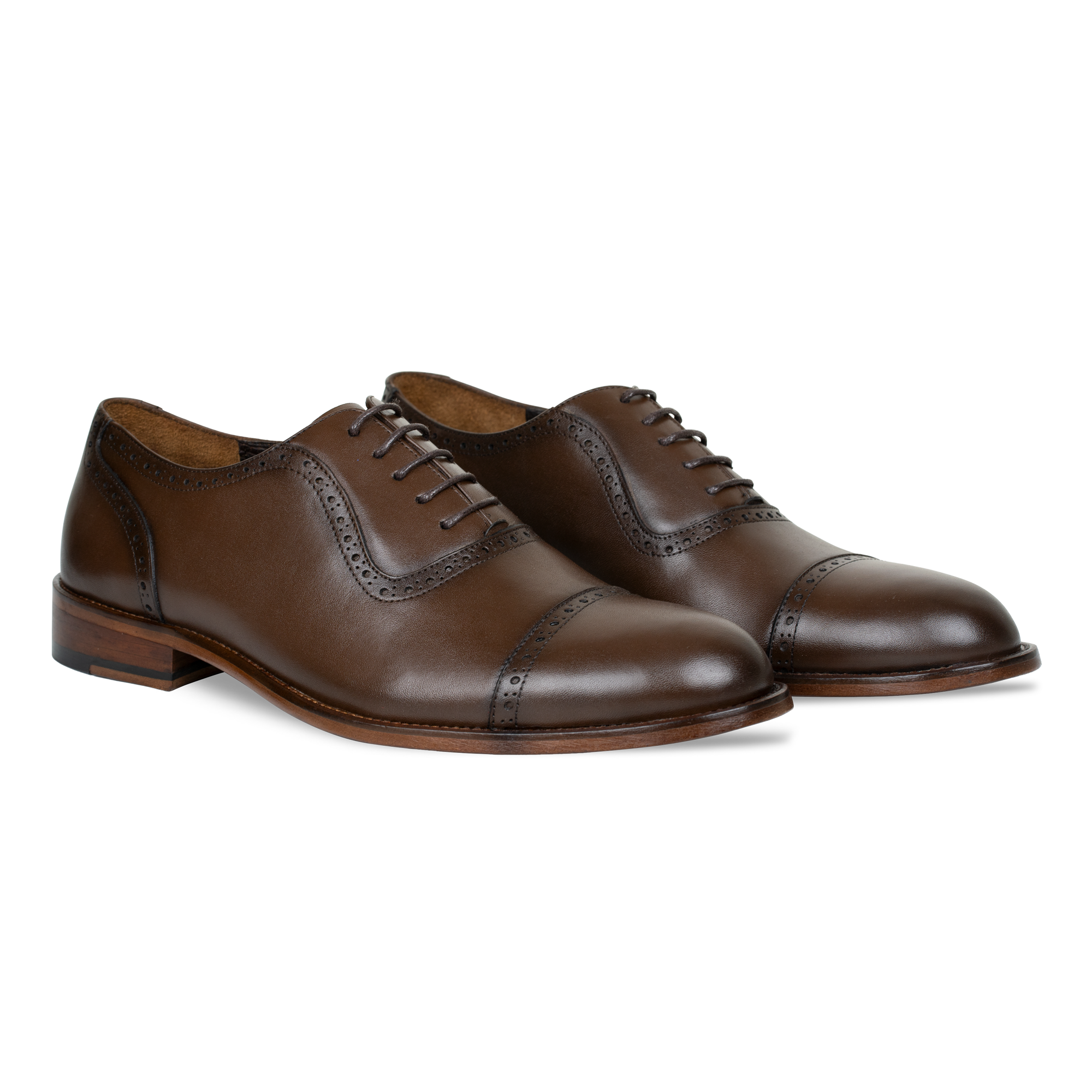 Lewis: Richelieu Homme - Cuir Marron