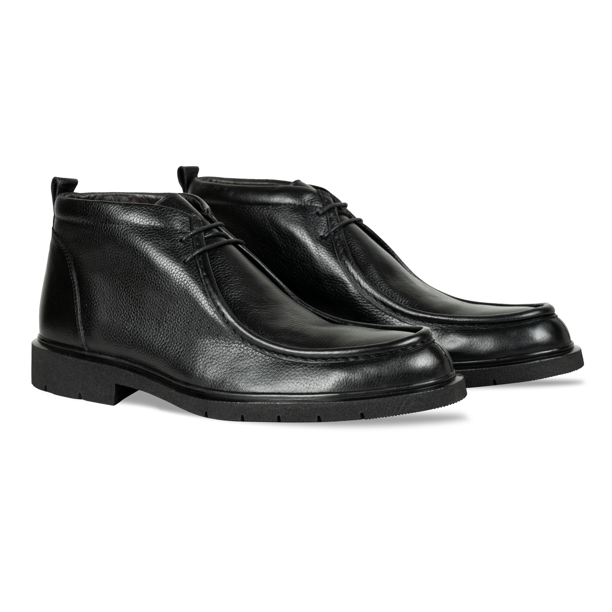 Murphy: Demi Bottes Homme - Cuir Noir