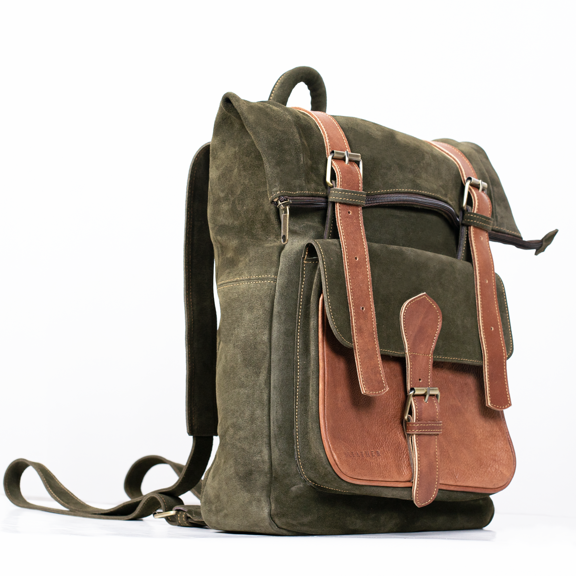 EliteExplorer: Sac à dos - Daim Vert Foncé