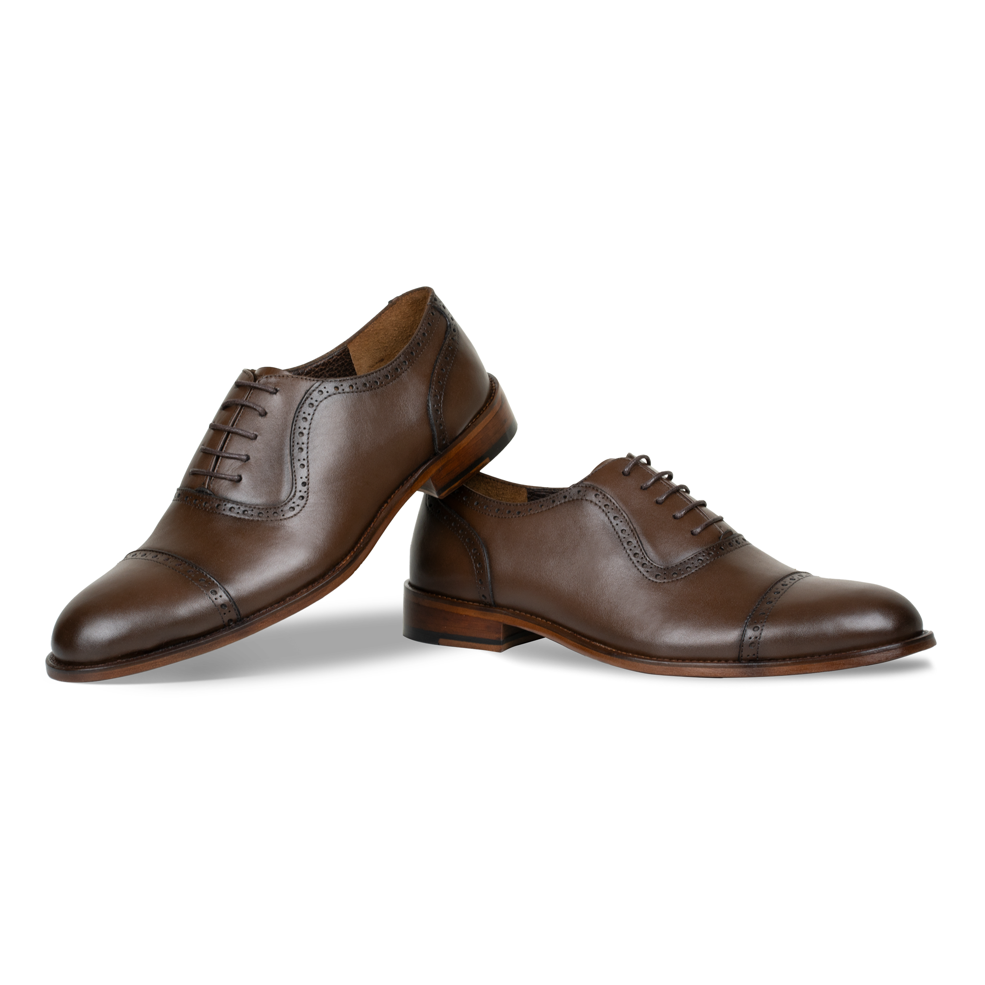 Lewis: Richelieu Homme - Cuir Marron