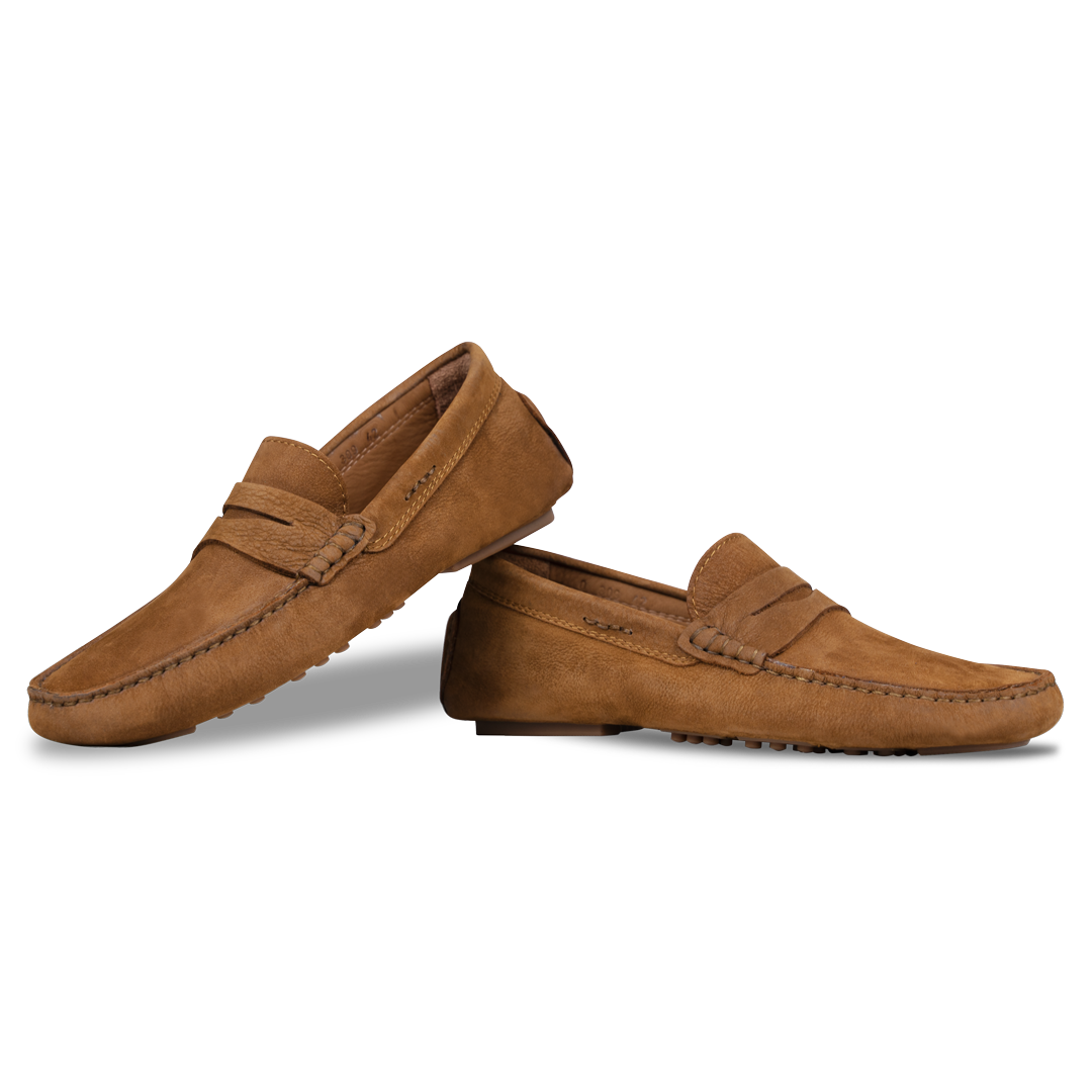 Gary: Mocassin Homme - Cuir Cognac