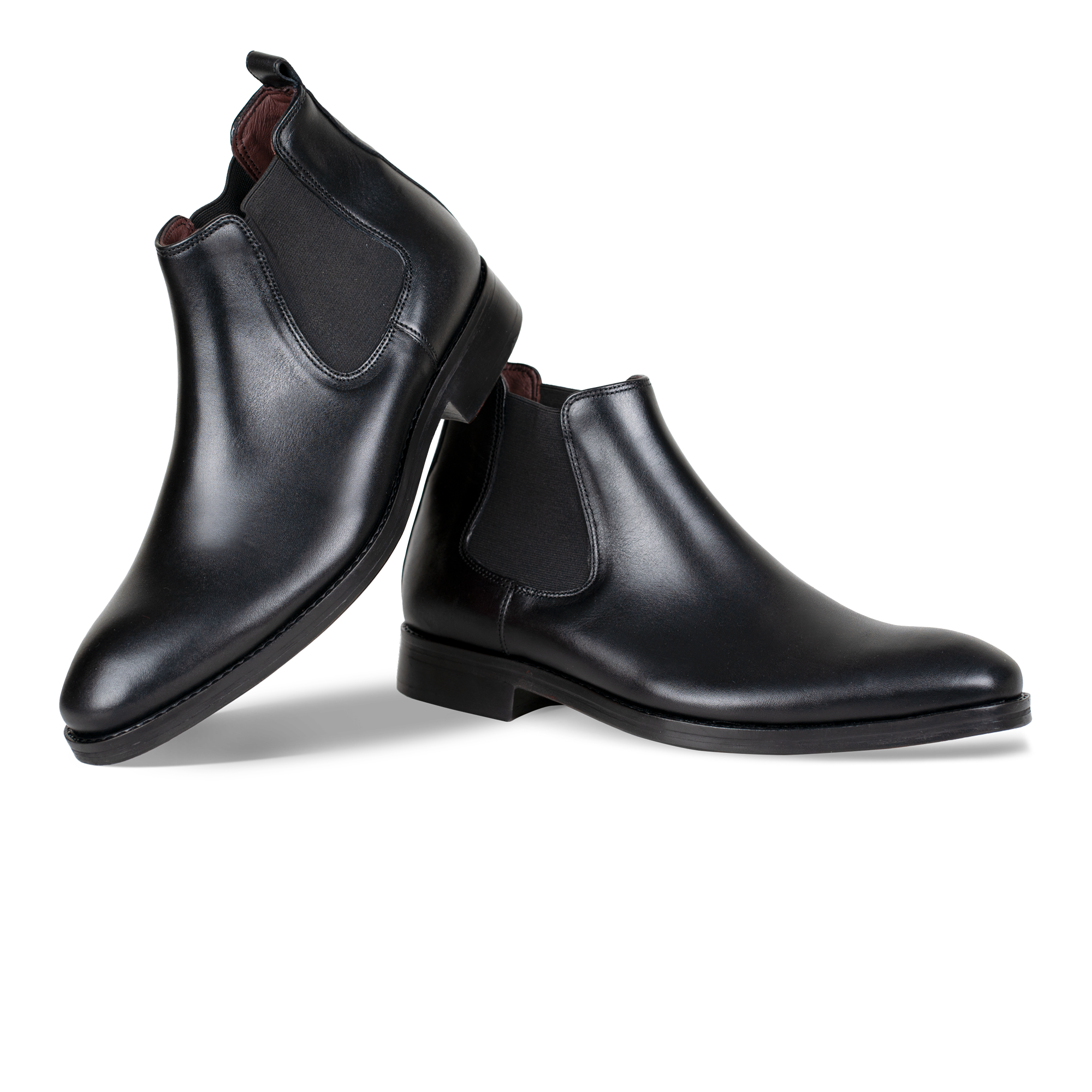 Brian: Chelsea Boots Homme - Cuir Noir
