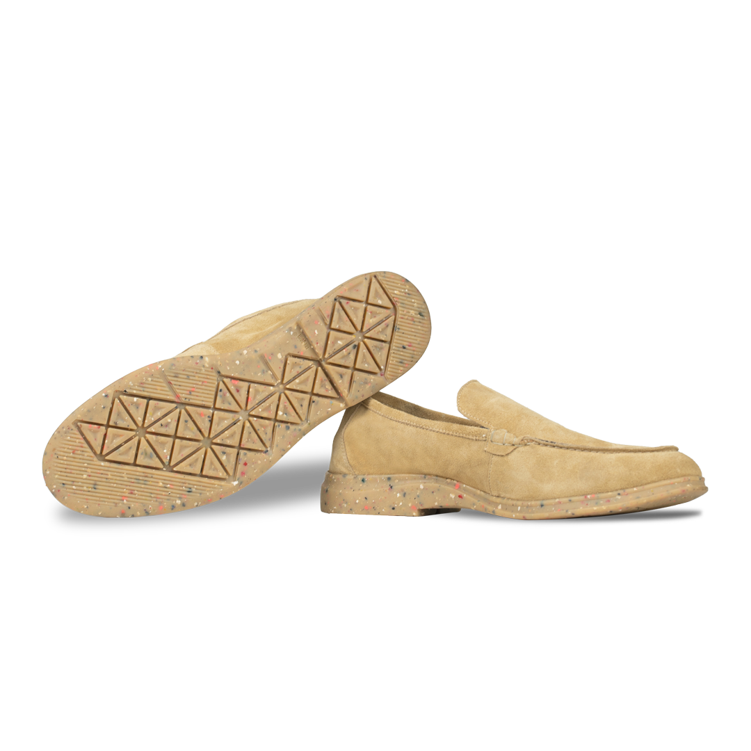 Stewart: Mocassin Homme - Gomme Beige