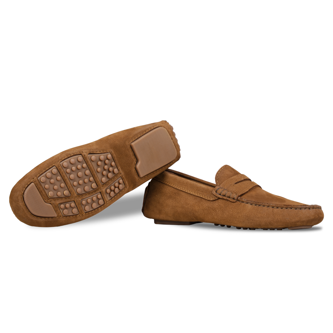 Gary: Mocassin Homme - Cuir Cognac